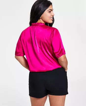 Macy's- INC International Concepts Women's Surplice Tie-Neck Top, Created for Macy's