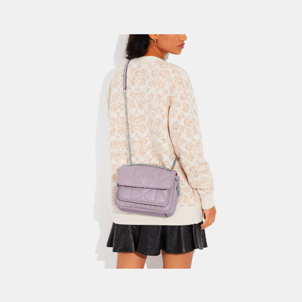 Coach- Klare Crossbody 25 With Puffy Diamond Quilting (Silver/Mist)