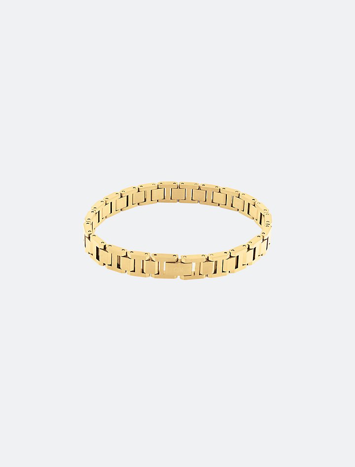 Calvin Klein- Intersection H Link Bracelet - Gold