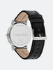 Calvin Klein- Slate Leather Strap 43mm Watch - Black