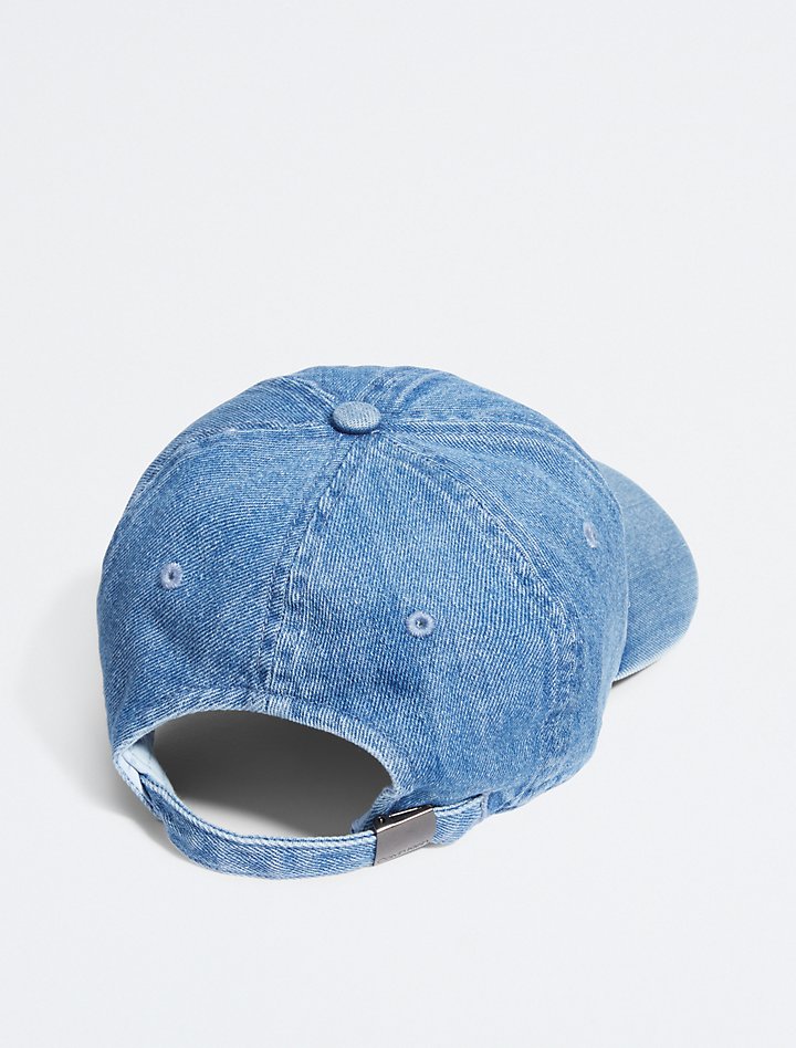 Calvin Klein- Denim Logo – - Monogram Amreki Blue Cap New