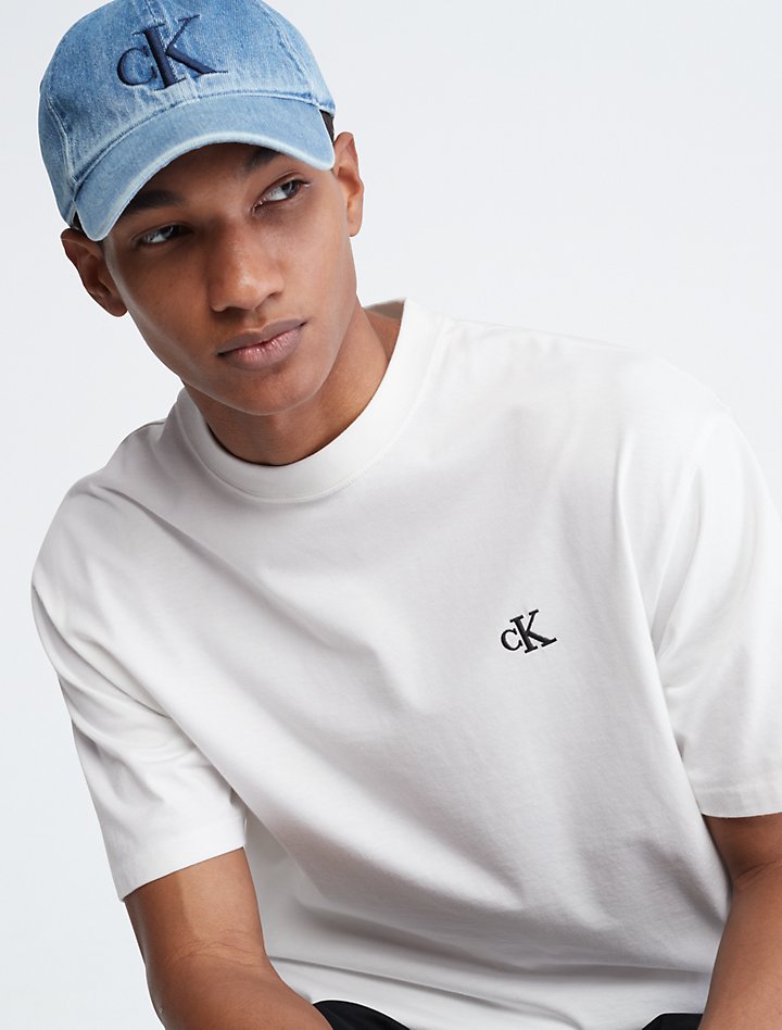 Calvin Klein- Denim Monogram Logo Cap New Blue - Main Image