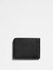 Calvin Klein- Pebble Leather Slim Bifold Wallet - Black Beauty