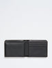 Calvin Klein- Saffiano Leather Coin Pouch Bifold Wallet - Black Beauty