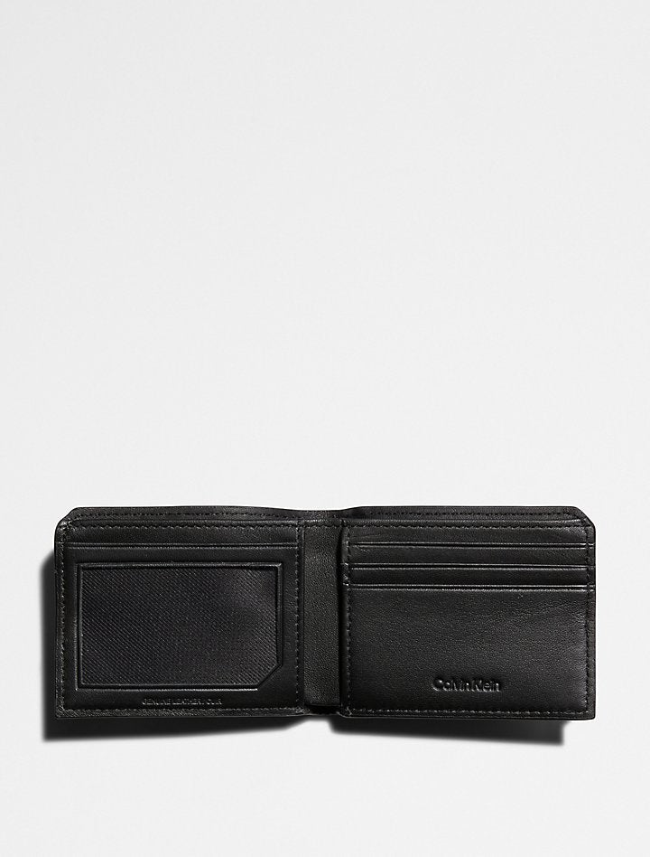 Calvin klein saffiano leather wristlet top