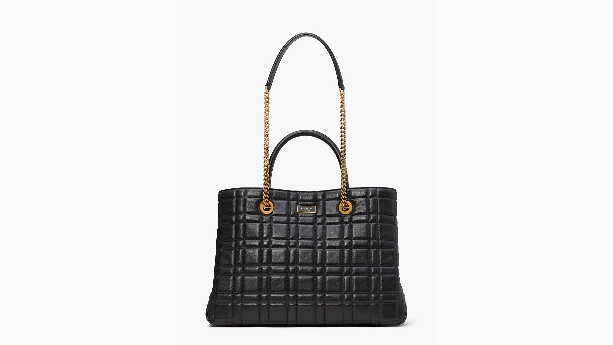 Kate Spade- Evelyn Quilted Medium Convertible Shopper Bag