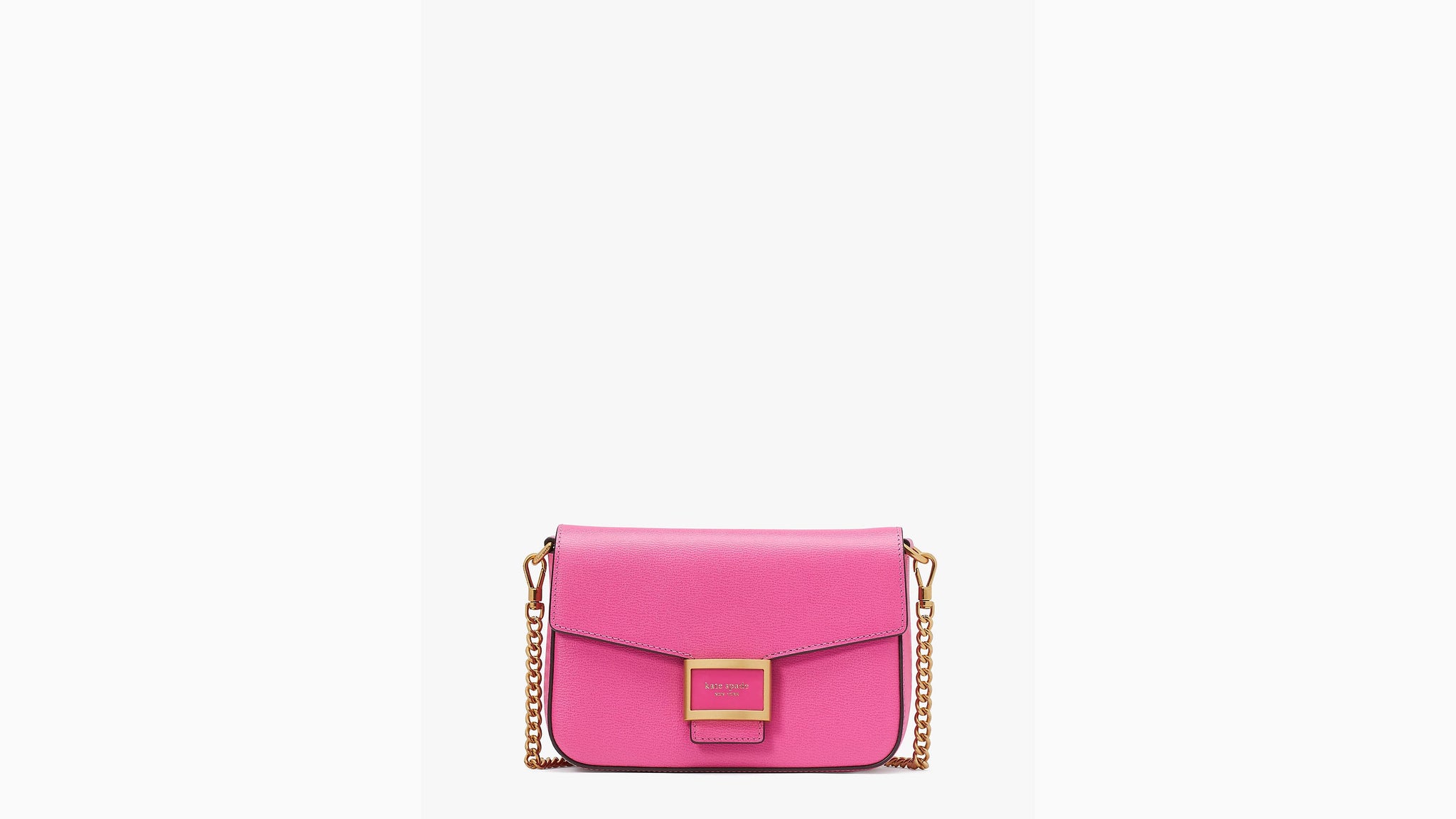 Kate Spade- Katy Textured Leather Flap Chain Crossbody