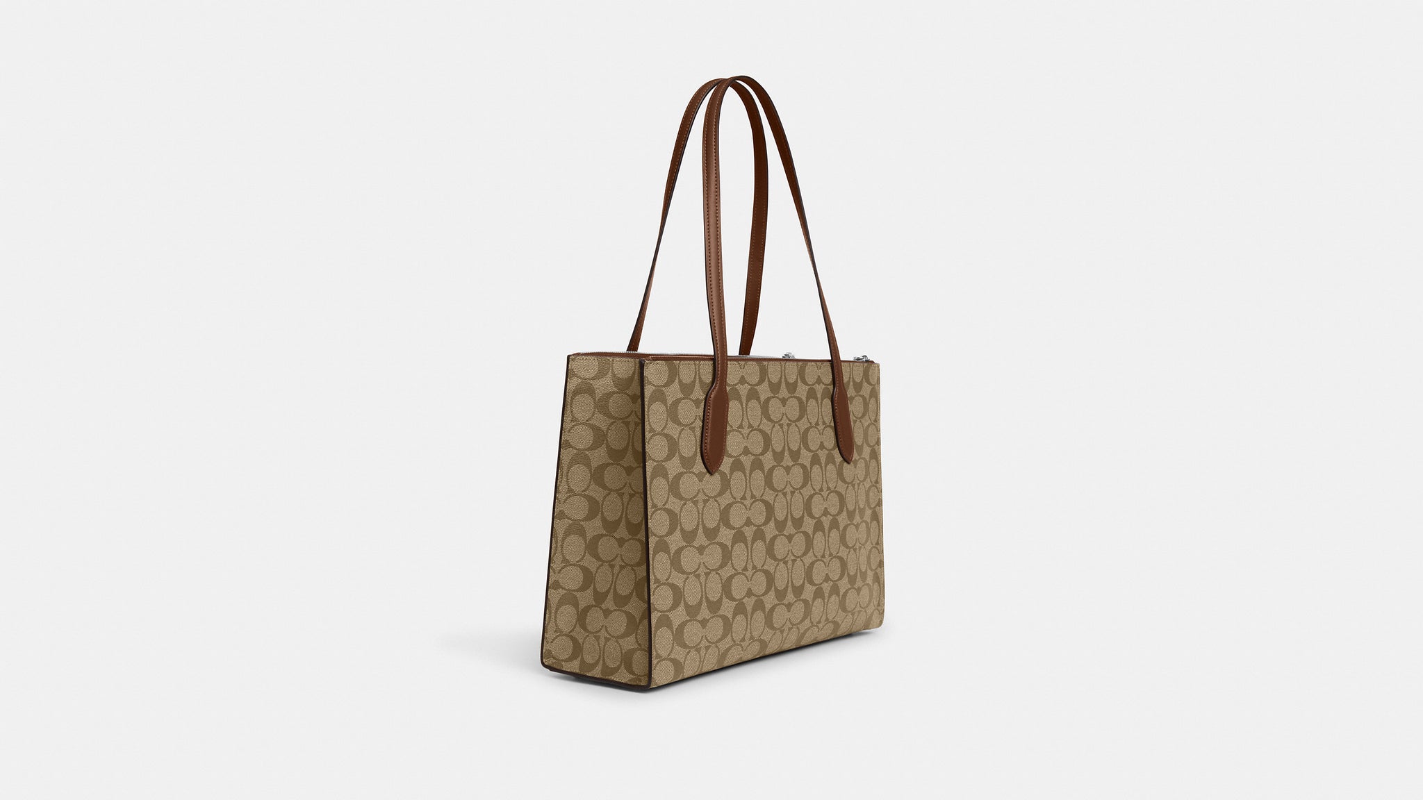Coach- Nina Carryall In Signature Canvas