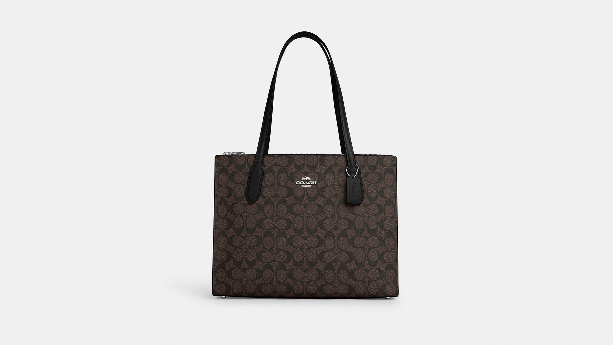 Coach- Nina Carryall In Signature Canvas