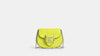 Coach- Morgan Card Case On A Chain - Silver/Bright Yellow