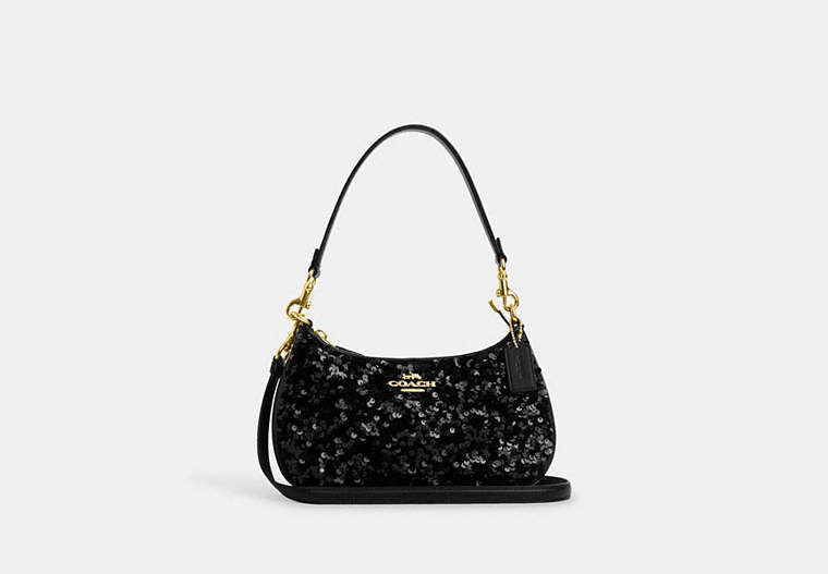 Coach- Teri Shoulder Bag - Gold/Black