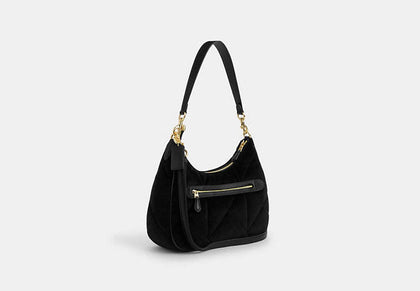 Coach- Teri Hobo With Quilting - Gold/Black