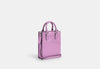 Coach- North South Mini Tote - Silver/Metallic Lilac