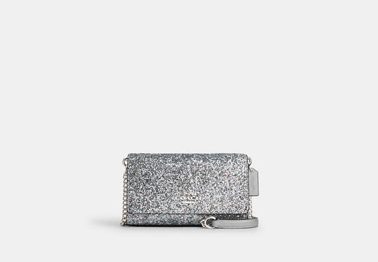 Coach- Flap Crossbody - Silver/Silver