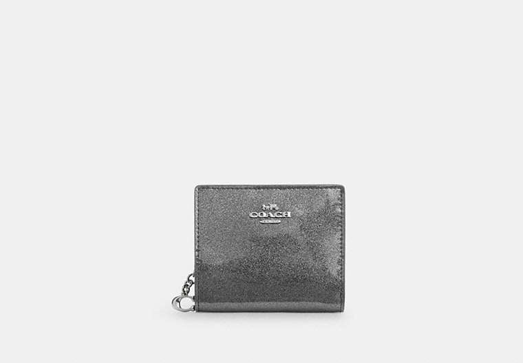 Coach- Snap Wallet - Silver/Gunmetal
