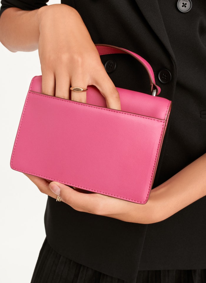 DKNY- Millie Logo Crossbody (Elec Purple Multi - S)