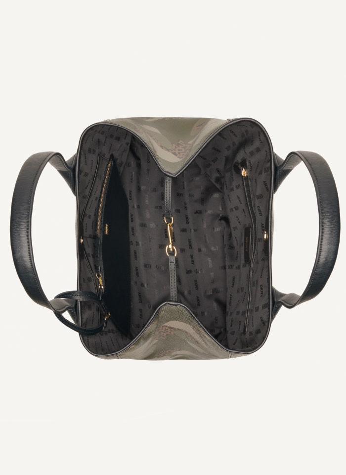 DKNY- Grayson Large Tote (Camo/Black)