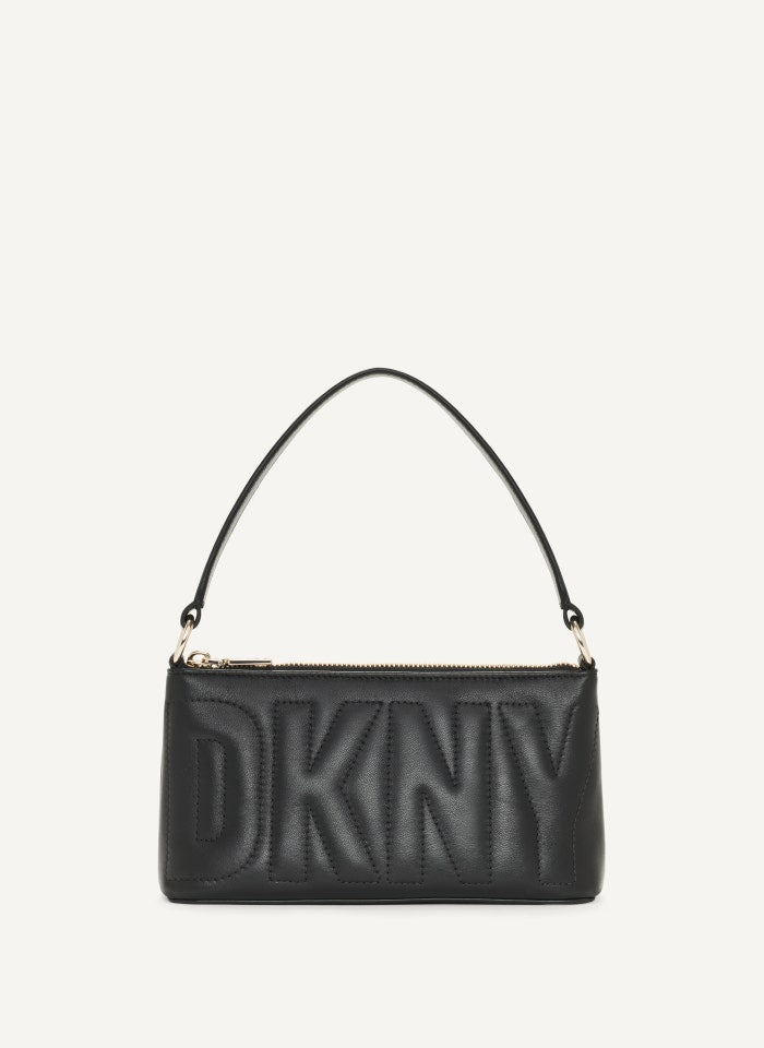 DKNY- Elsa Demi Crossbody (Black/Gold)