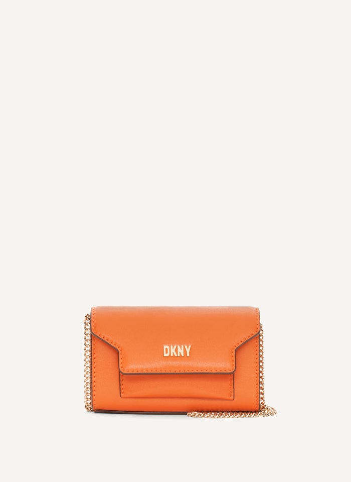 Millie Leather Top Handle Crossbody - DKNY