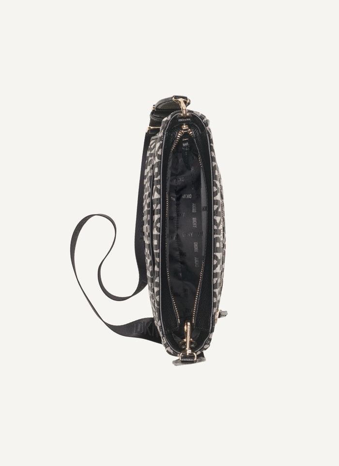 DKNY- Maxine Messenger (Black/Black) – Amreki