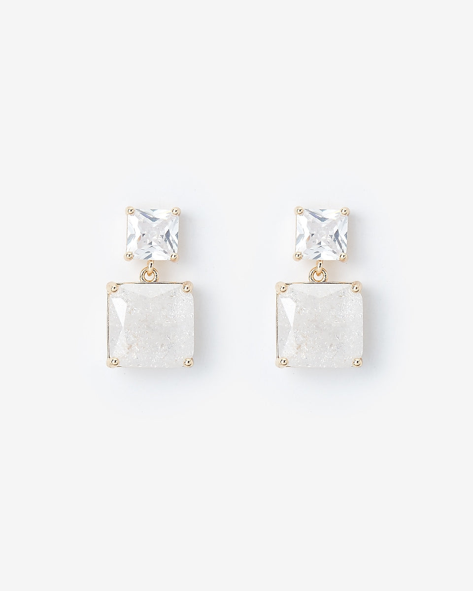 Express- Square Post Back Earrings