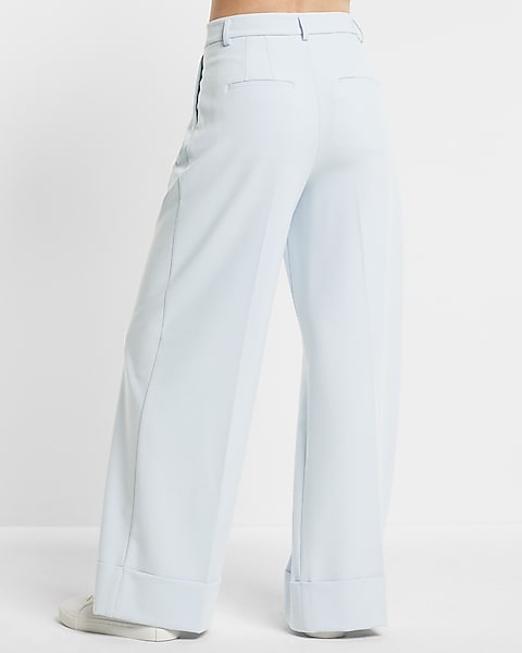 Express- Stylist Super High Waisted Pleated Wide Leg Pant - Halogen 2918