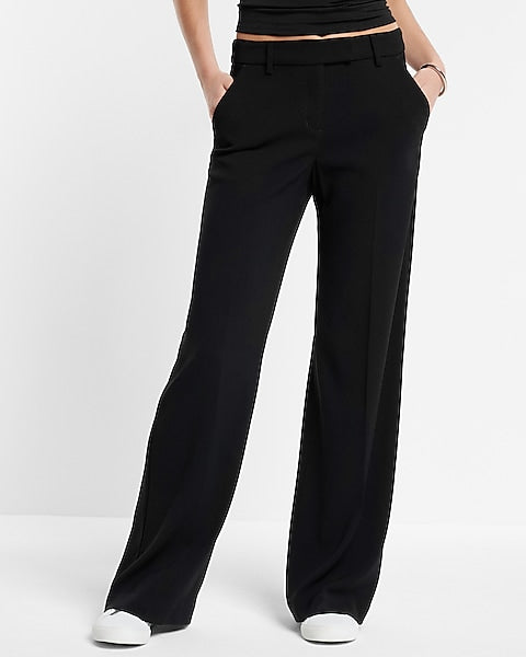 white christmas dresses Express- Editor Mid Rise Relaxed Trouser Pant