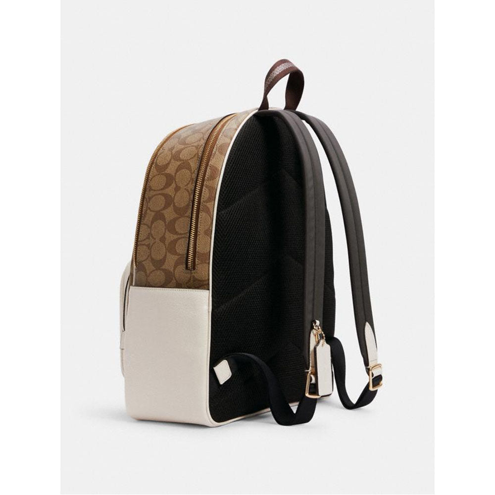 Mini Coach Court Backpack Coach- Im/Khaki/Chalk Large Court Backpack In Signature Canvas Amreki Mini Coach Court Backpack Coach- Im/Khaki/Chalk Large Court Backpack In Signature Canvas Amreki