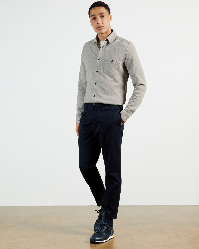 Ted Baker-Long sleeve textured shirt