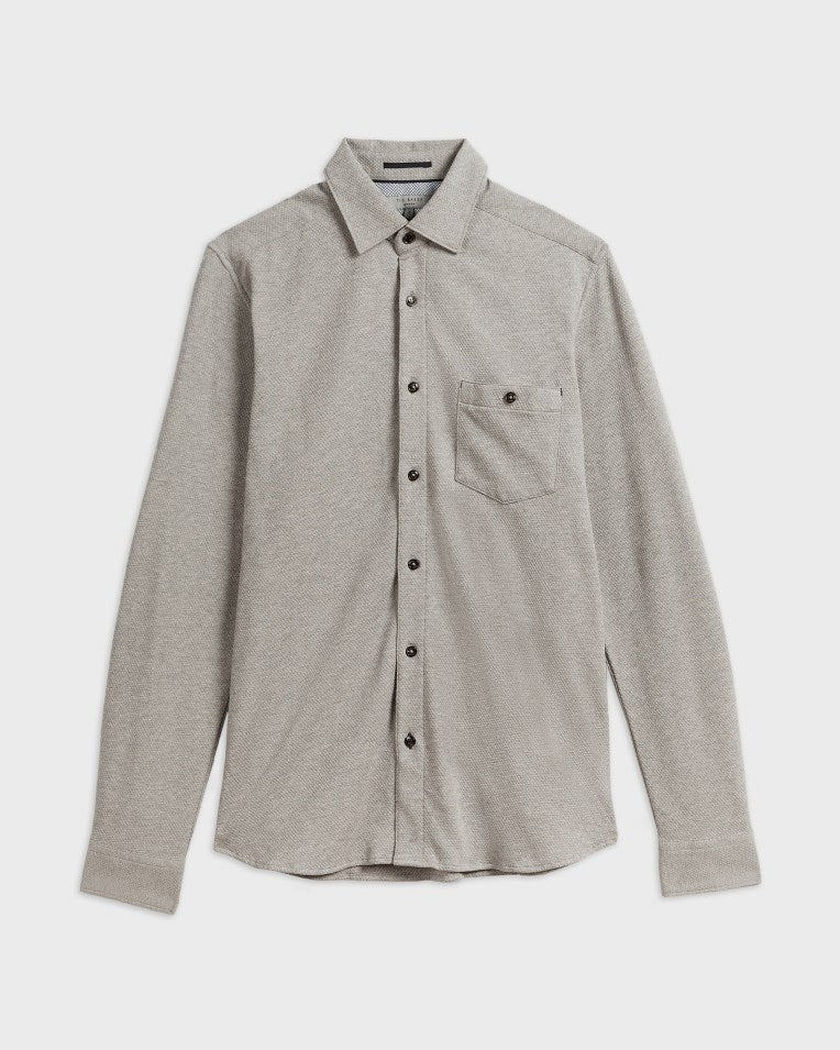 Ted Baker-Long sleeve textured shirt