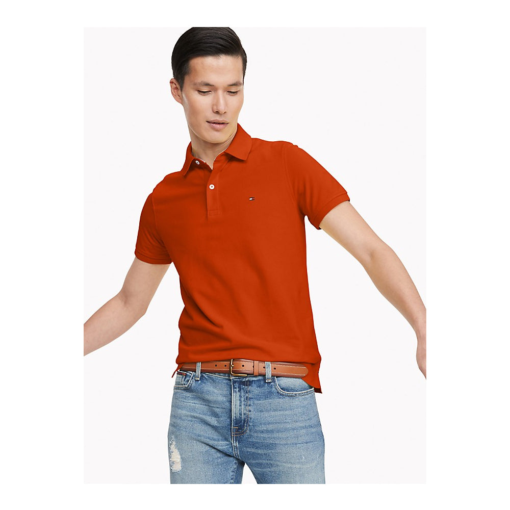 Tommy Hilfiger- SLIM FIT ESSENTIAL SOLID STRETCH POLO