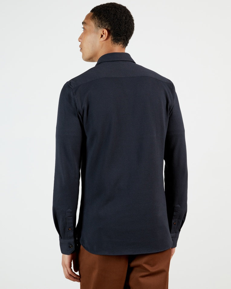 Ted Baker-Long sleeve textured shirt
