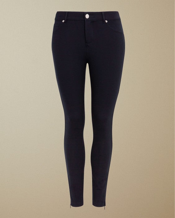 Ted Baker-Skinny zip cuff ponti jeggings