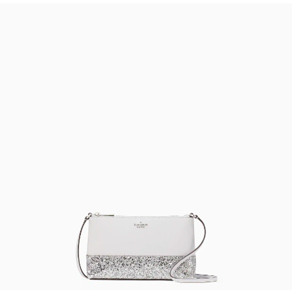 Kate Spade- Flash Glitter Crossbody (Grey)