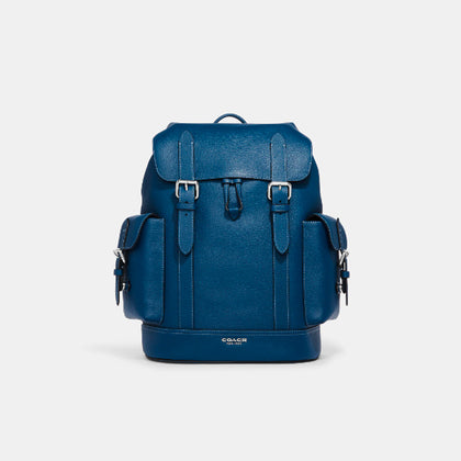 Coach- Hudson Backpack (True Blue/Silver)