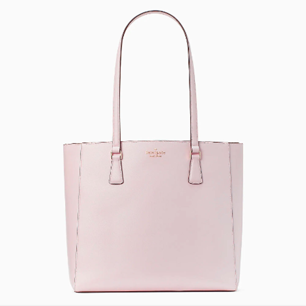 Kate Spade- Perry Leather Laptop Tote (Pale Amethyst) – Amreki