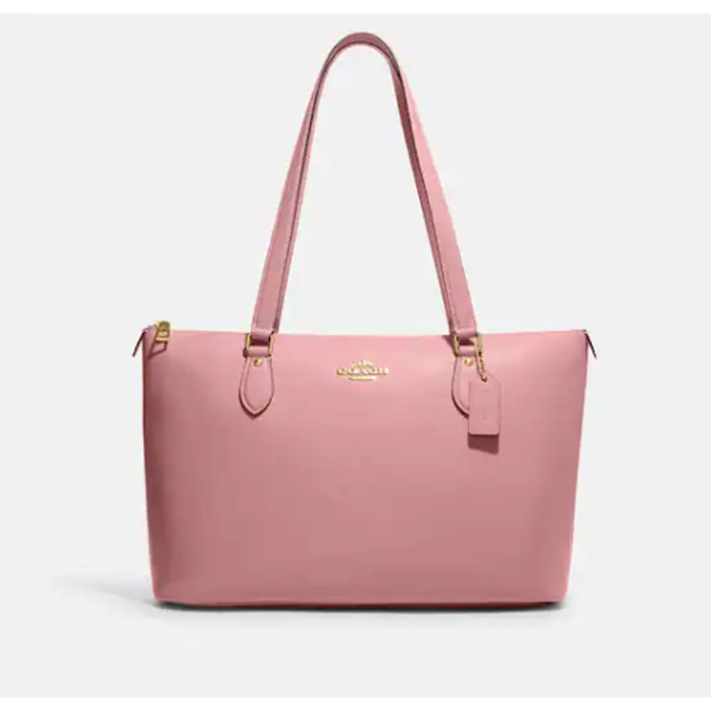 Coach- Gallery Tote - Gold/True Pink – Amreki