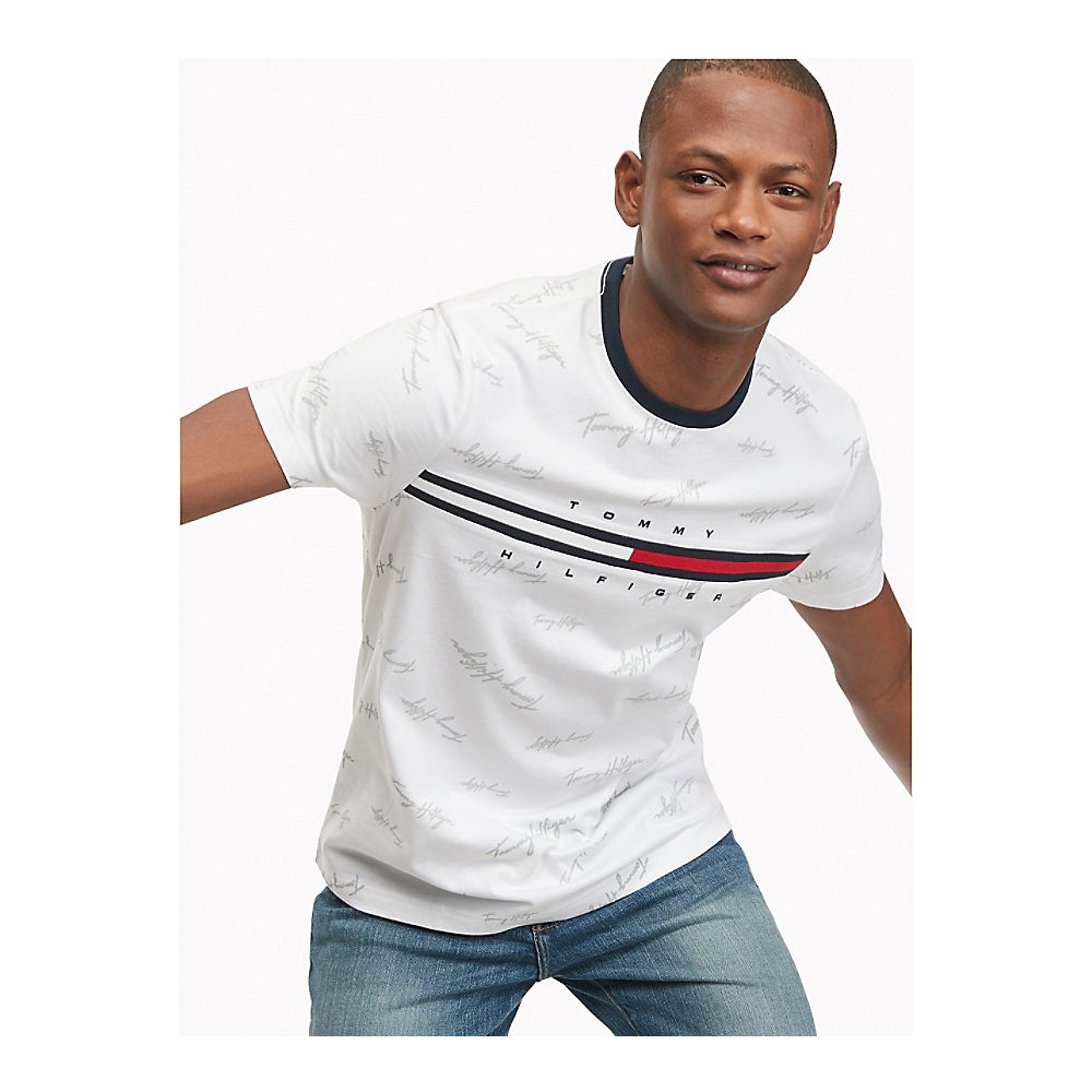 LOGO ESSENTIAL Hilfiger- – SCRIPT Amreki Tommy T-SHIRT