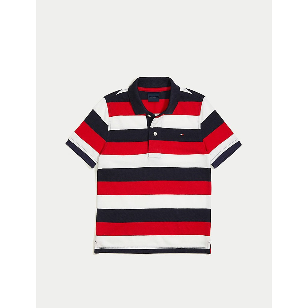 Tommy Hilfiger- TH KIDS BLOCK STRIPE POLO