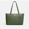 Coach- Gallery Tote - Silver/Dark Sage