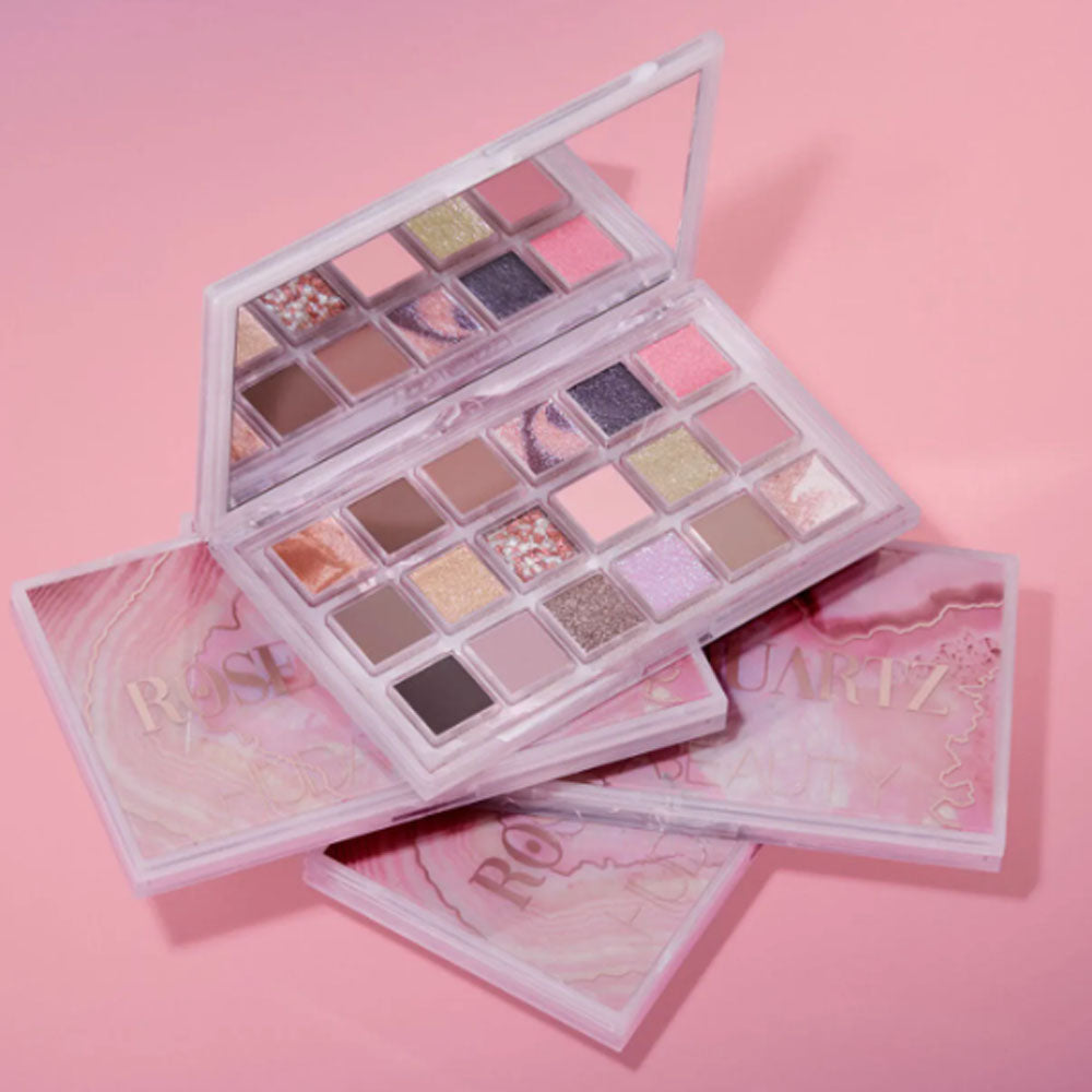 Huda Beauty Rose Quartz アイシャドウパレット Huda Beauty- Rose Quartz Eyeshadow Palette – Amreki