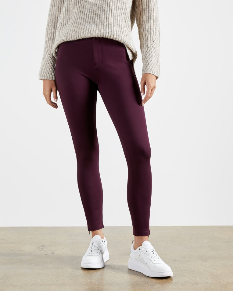 Ted Baker-Skinny zip cuff ponti jeggings