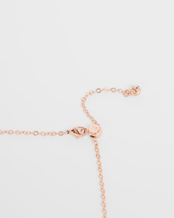 Ted Baker-TBJ2691 Crystal Aurora Hoop Pendant