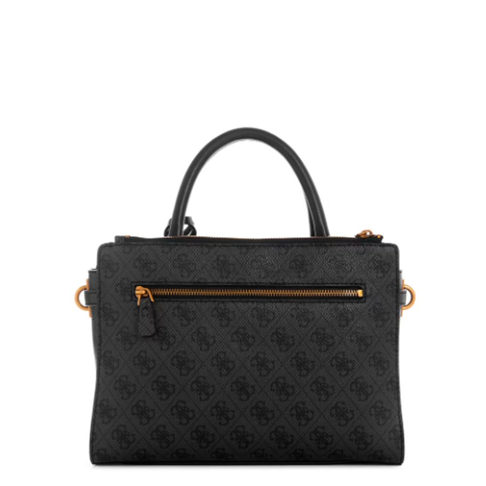 Guess- Ginevra Logo Elite Society Satchel (Cloud Wash)