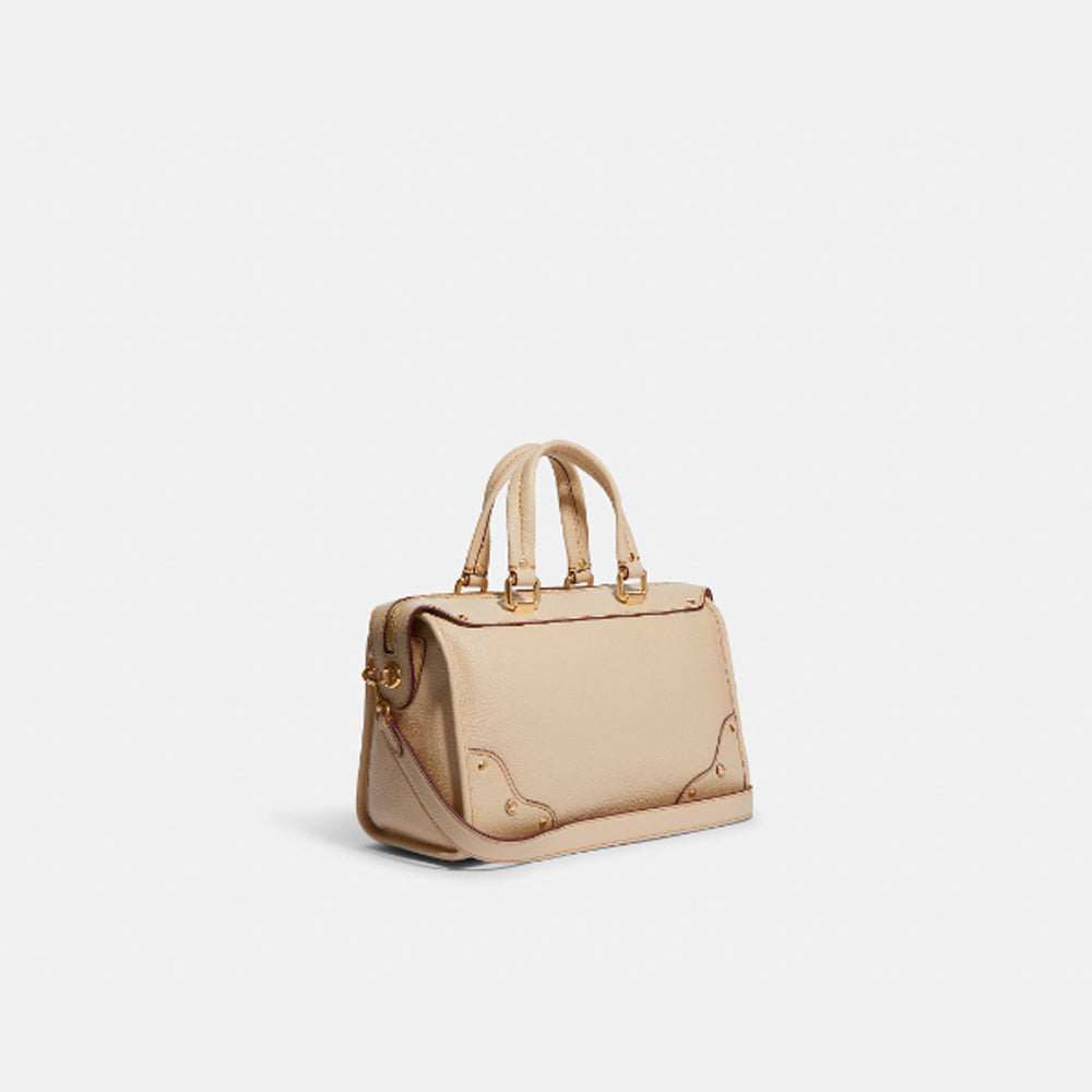 Coach- "Millie Satchel " (Gold/Ivory)