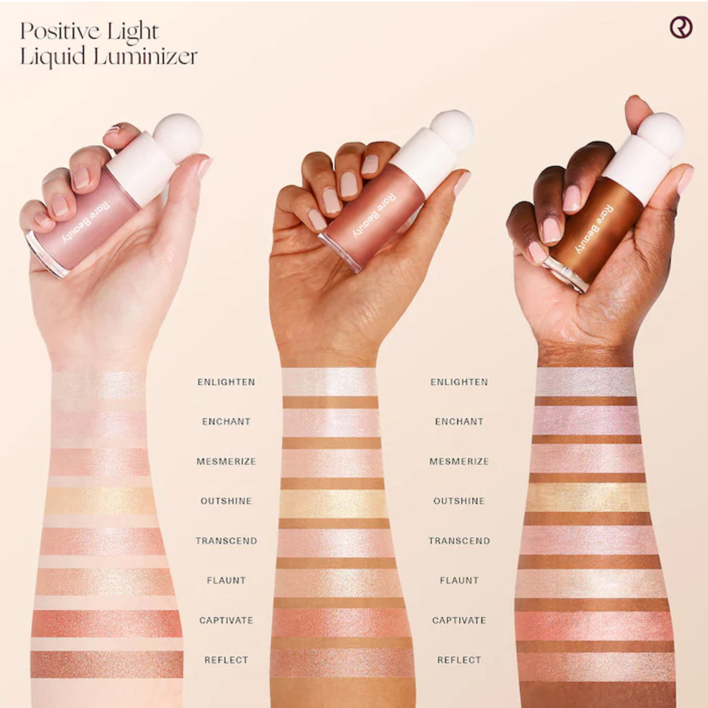 Enlightenカラー Rare beauty Highlighter RARE BEAUTY POSITIVE LIGHT SILKY TOUCH HIGHLIGHTER ENLIGHTEN