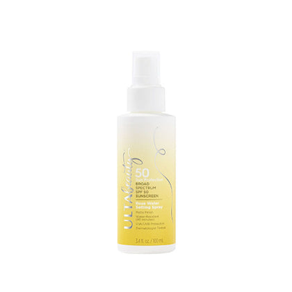 Ulta Beauty- SPF 50 Sunscreen Rose Water Setting Spray