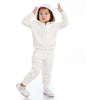 Karen Kane- Kids Fleece Zip Up Hoodie (DARK CREAM)