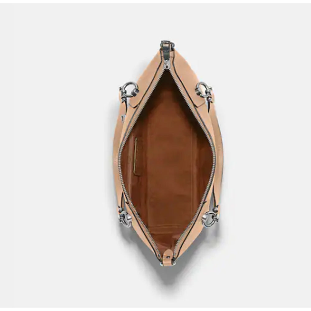 Coach- Kacey Satchel - Silver/Taupe