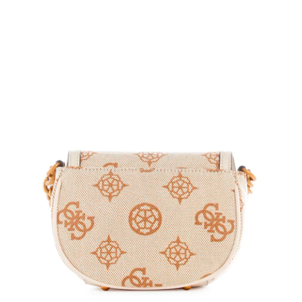 Guess- Izzy Logo Mini Crossbody (Orange/Bright Orange Selected)